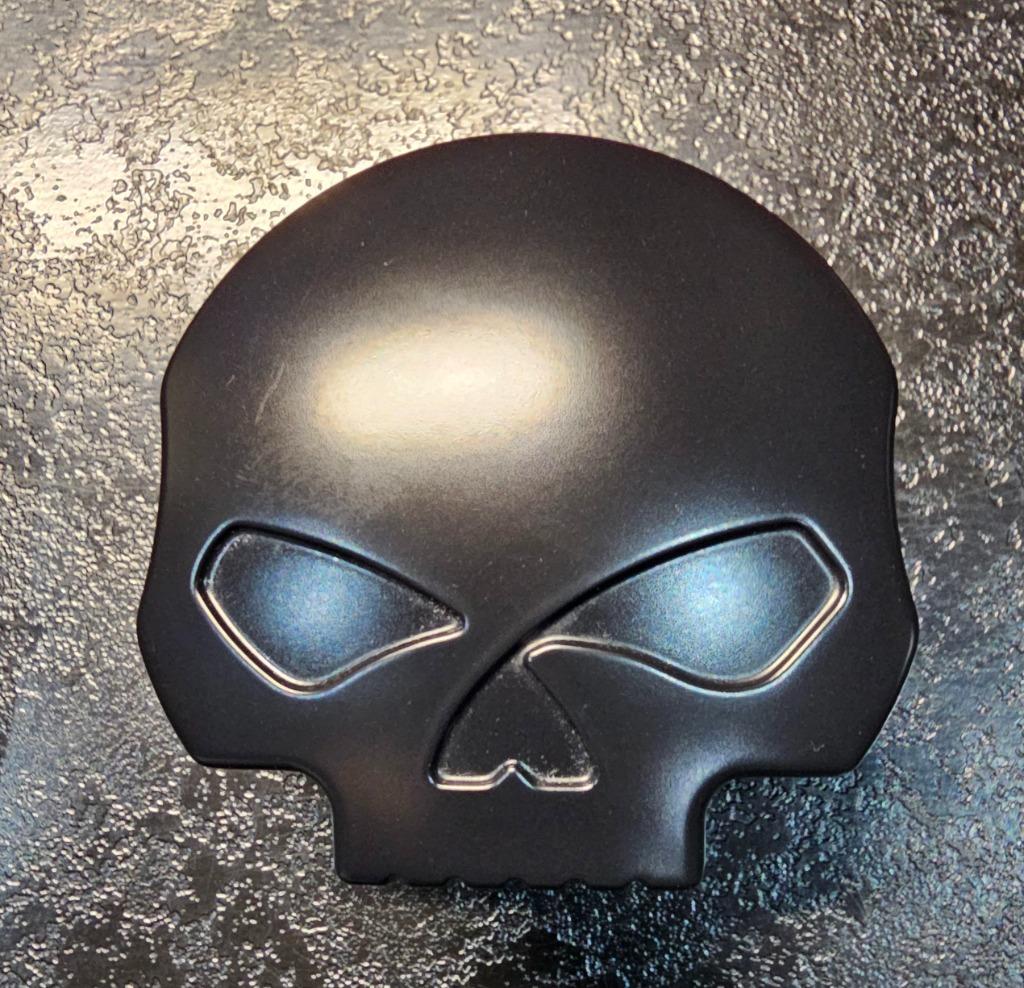 HARLEY DAVIDSON BENZINE TANK SKULL DOPS, Motoren, Ophalen of Verzenden, Gebruikt