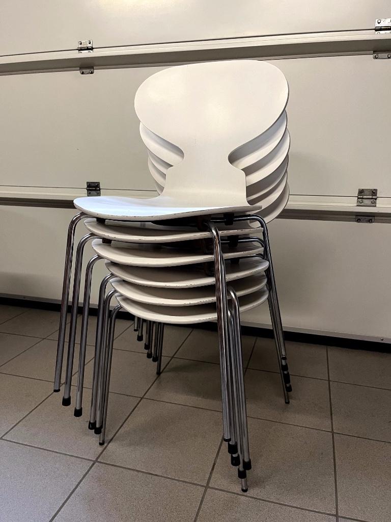 Vintage Ant Chair - Arne Jacobsen, Huis en Inrichting, Stoelen, Ophalen, Gebruikt, Wit, Vintage