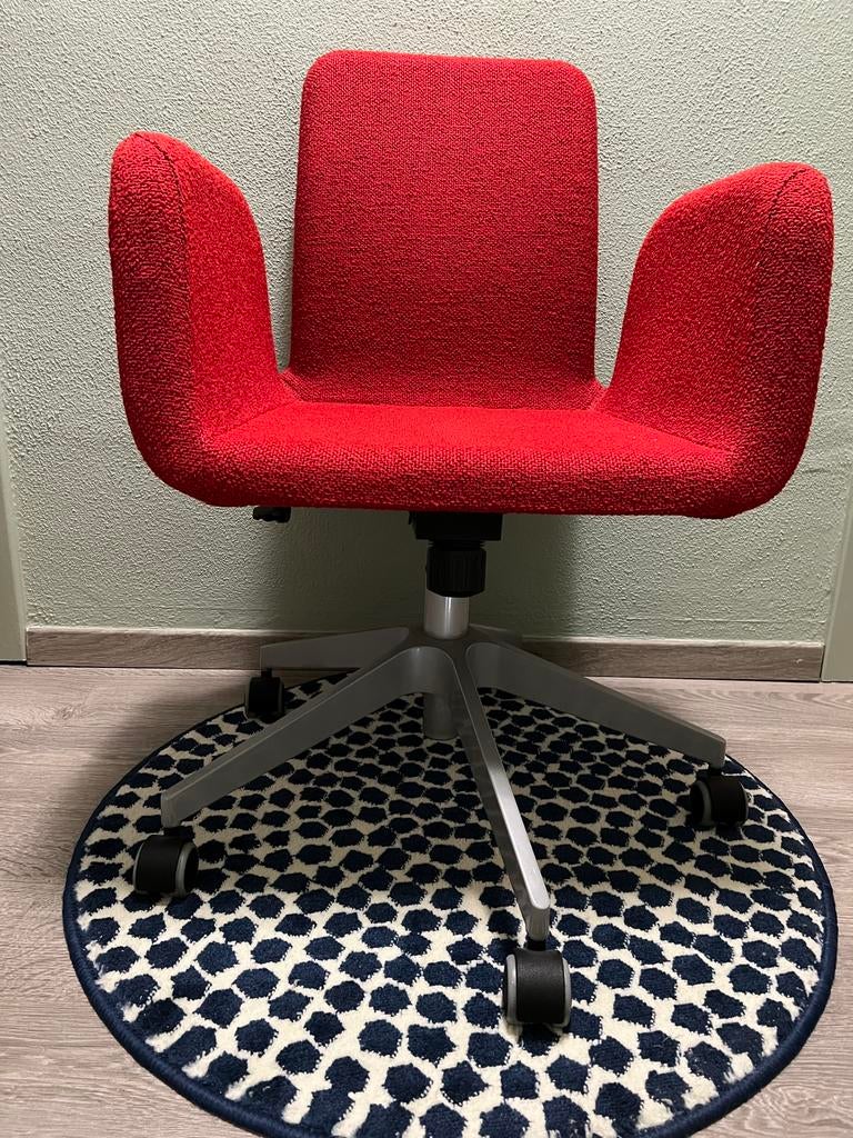 Chaise de bureau, Enlèvement, Utilisé, Rouge, Chaise de bureau
