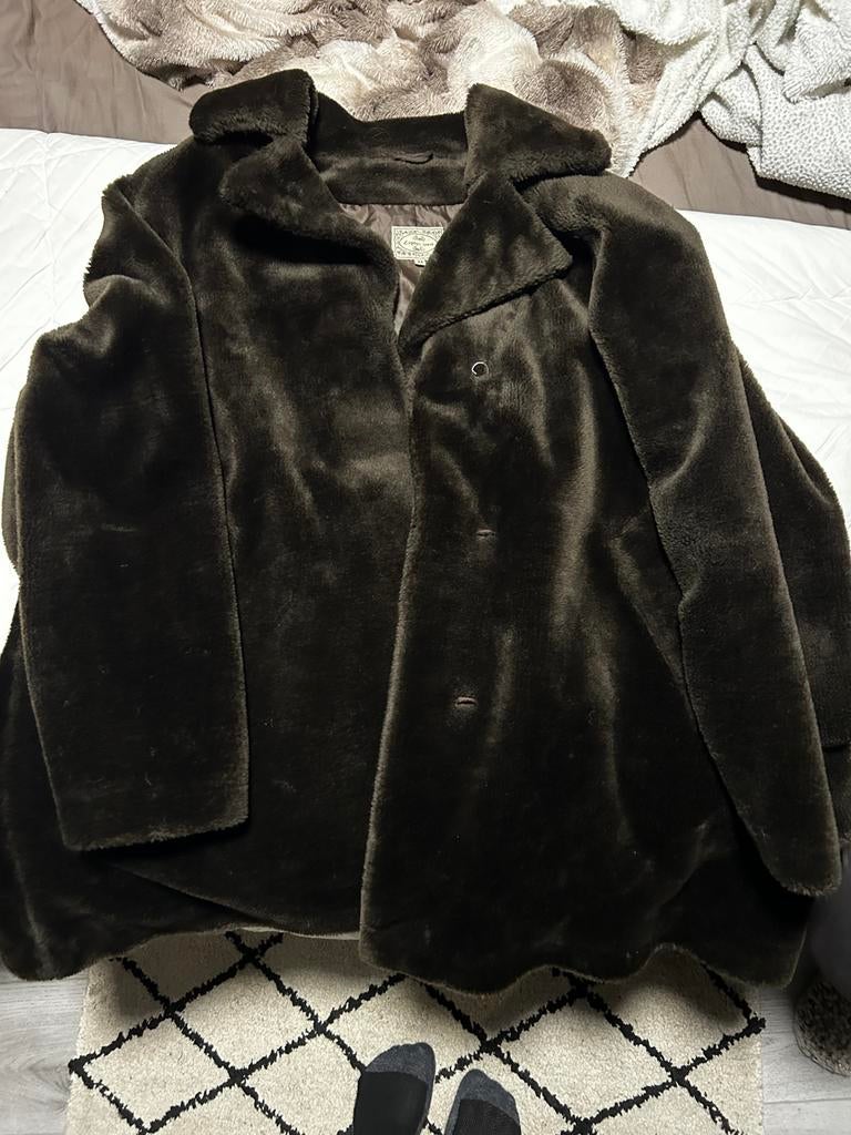 Damesjas dikke teddy, Kleding | Dames, Jassen | Winter, Ophalen, Zo goed als nieuw, Maat 38/40 (M), Bruin