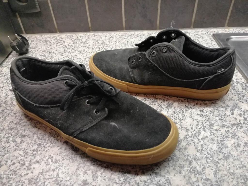 SCHOENEN ZWART MERK GLOBE – MAAT 42 – SKATE SCHOENEN HIEL BI, Zwart, Ophalen of Verzenden, Sneakers, Gedragen