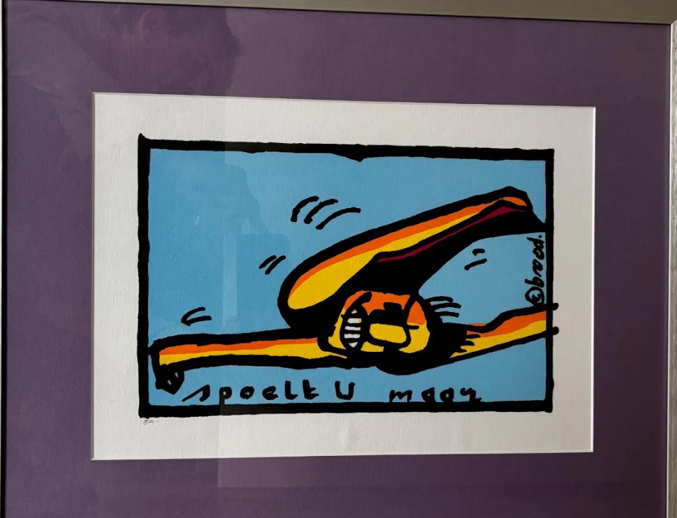 Grafiek Herman Brood (handgesigneerd), Enlèvement ou Envoi