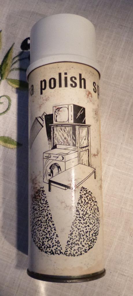 Spuitbus prima polish spray ‘50s retro vintage, Ophalen of Verzenden