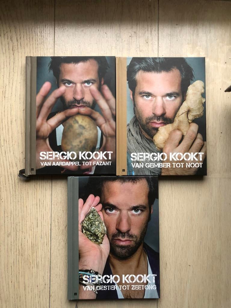 Sergio kookt van A tot Z., Boeken, Ophalen, Zo goed als nieuw