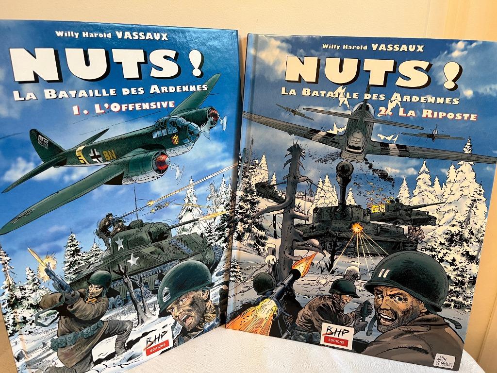 Bataille des Ardennes en BD WH Vassaux les 2 tomes, Enlèvement ou Envoi, Armée de terre, Livre ou Revue