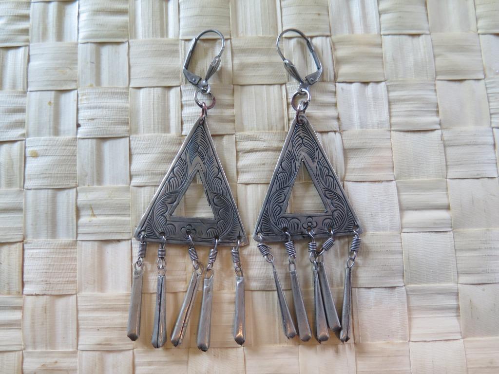 oorbellen, Overige materialen, Ophalen of Verzenden, Zilver, Hangers