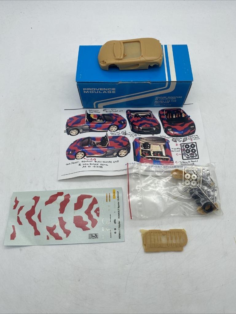 1:43 Provence Moulage K1063 Renault Sport Spyder Eurocup '96, Enlèvement ou Envoi, Comme neuf, Voiture