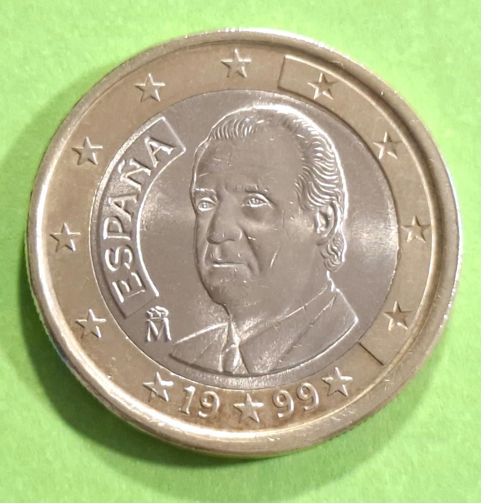 Spaanse munt - 1 euro - 1999, Postzegels en Munten, Munten | Europa | Euromunten, Losse munt, 1 euro, Spanje, Verzenden