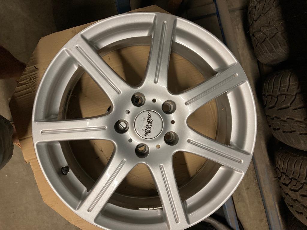 4 jantes alu Inter Action 5x114.3 Nissan, Enlèvement
