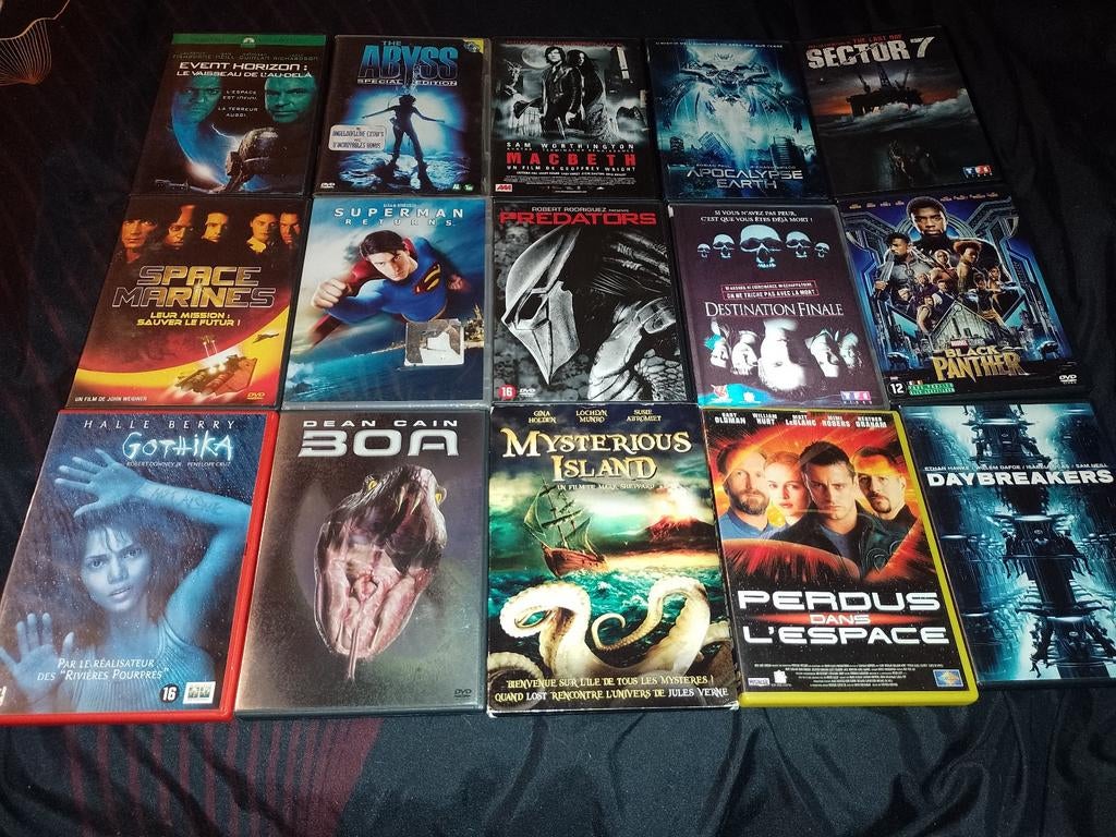 A vendre DVD fictions la pièce ou le lot, À partir de 9 ans, Enlèvement ou Envoi, Comme neuf, Science-Fiction