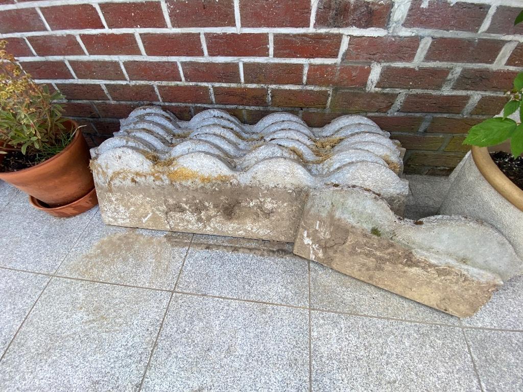 Bordure en béton, Jardin & Terrasse, Moins de 25 cm, Bordure, Enlèvement, Utilisé