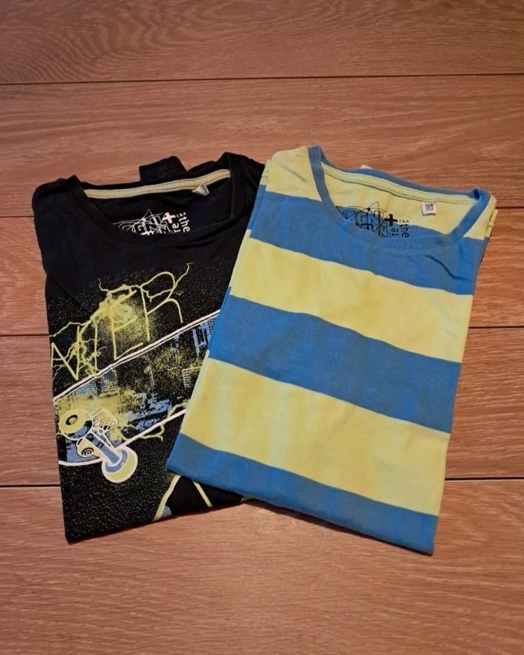 Lot de 2 T-shirt 146-152 C&A, Garçon ou Fille, C&A, Enlèvement ou Envoi, Autres types