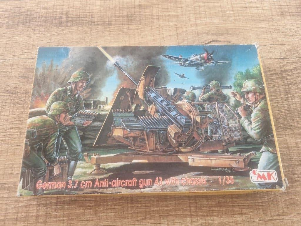 CMK 1/35 German 3.7cm Anti-Aircraft Gun 43 with chassis, Overige merken, 1:32 tot 1:50, Overige typen, Nieuw