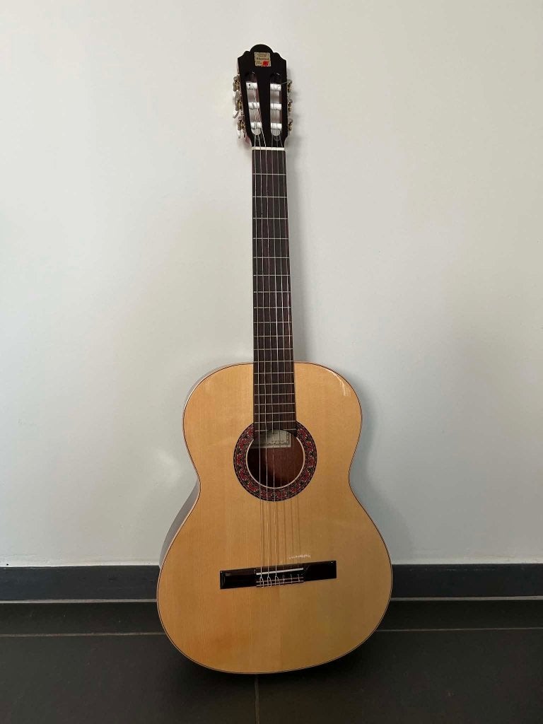 Alhambra gitaar model 1c, Muziek en Instrumenten, Snaarinstrumenten | Gitaren | Akoestisch, Ophalen, Zo goed als nieuw, Klassieke of Spaanse gitaar