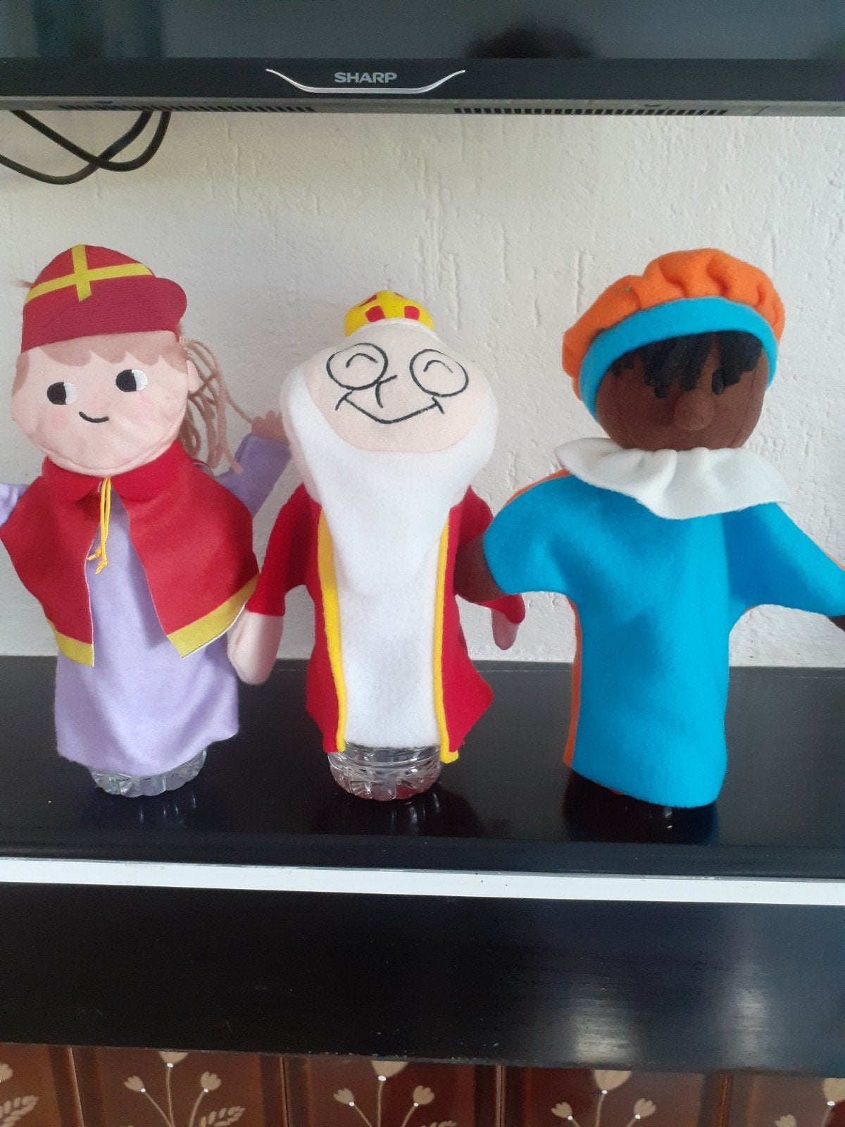 Sinterklaaspoppen handpoppen poppenkastpoppen, Ophalen of Verzenden