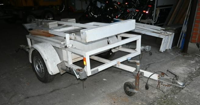 Aanhangwagen Geremd 750kg Stevig Frame, Enlèvement, Utilisé