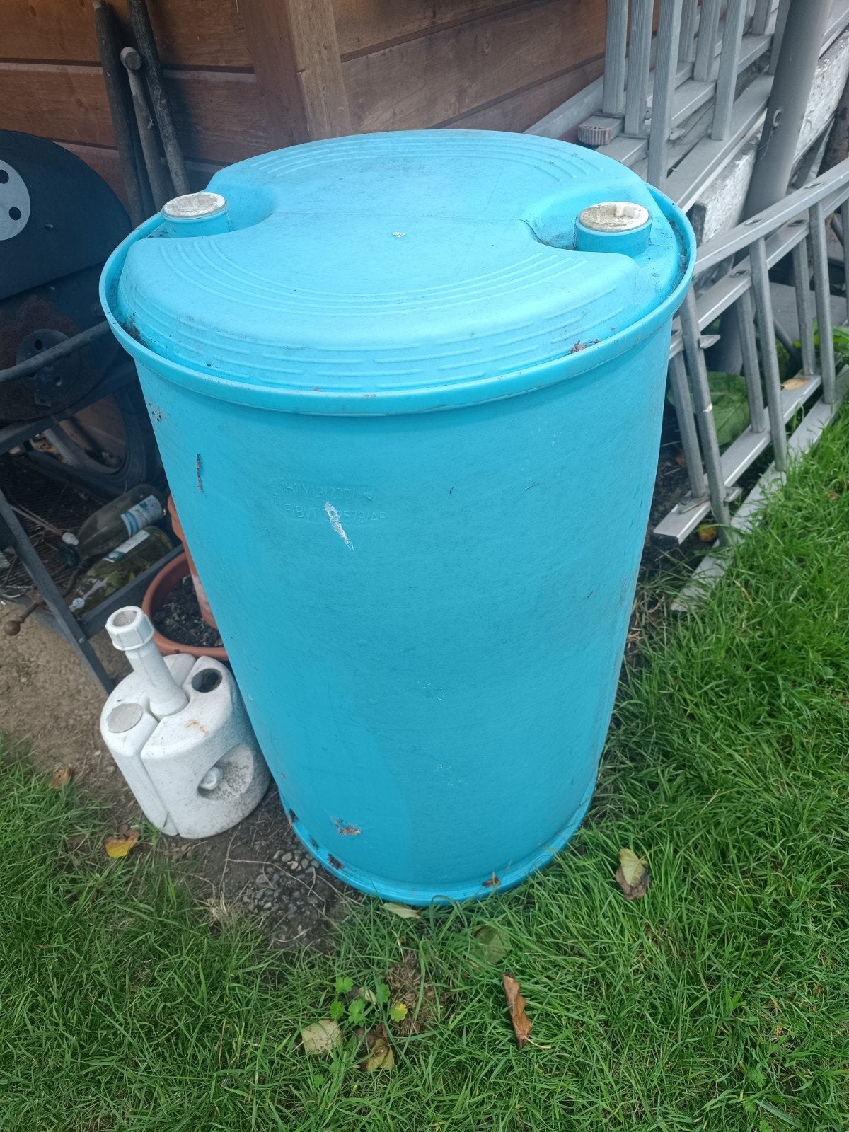 fut en plastique étanche 250L., 150 litres ou plus, Enlèvement, Utilisé, Synthétique