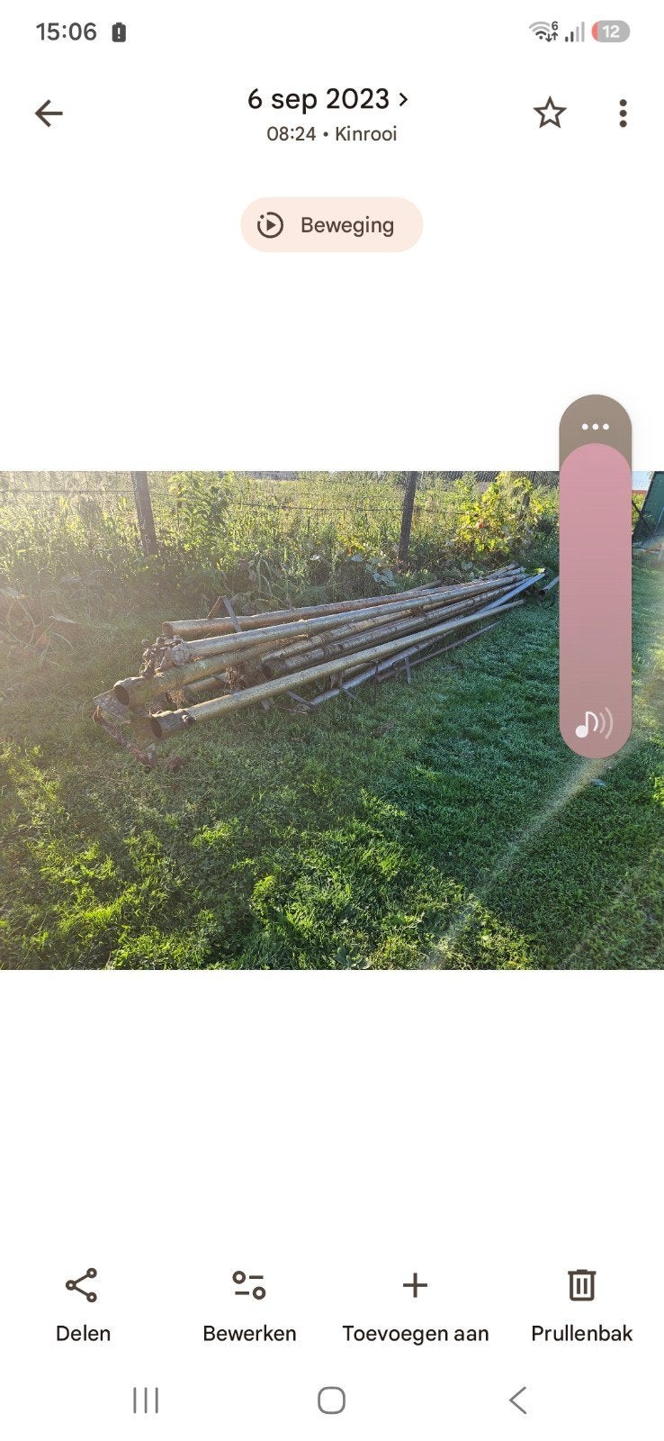 Water pomp en buizen, Ophalen