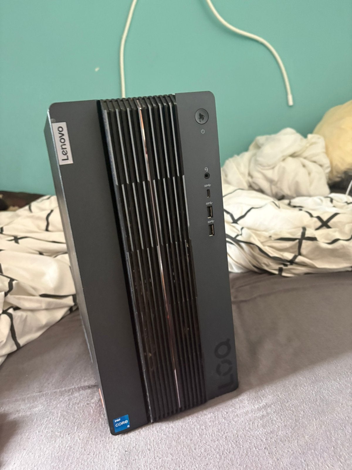 game PC +msi 200Hz scherm Lenovo LOQ Tower 17IRB8  €800=WEG, Ophalen, Gebruikt, Met videokaart, Gaming