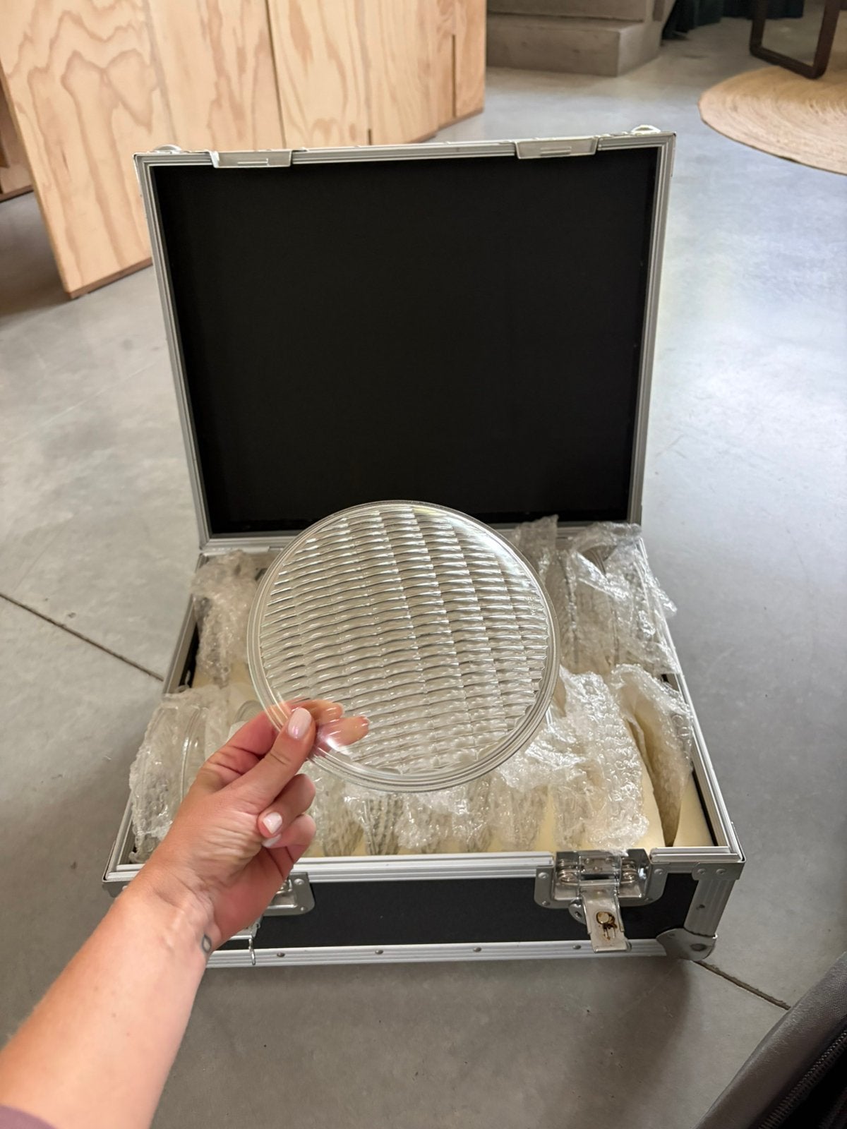 Set glazen lenzen voor podiumspots (PAR / theaterlicht), Enlèvement, Comme neuf