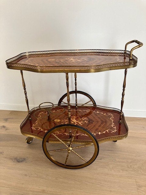 Klassieke vintage Italiaanse serveerwagen, Antiek en Kunst, Ophalen