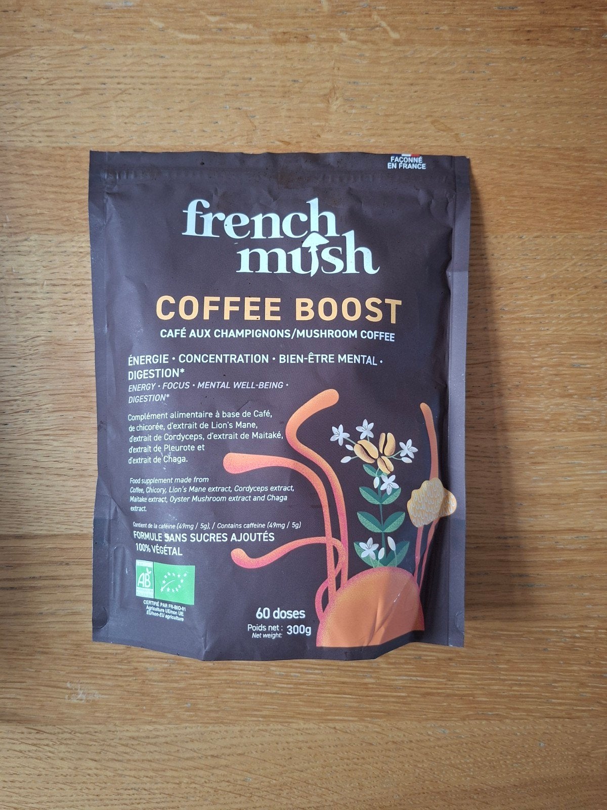 Paquet de French mush Coffee boost entamé, Enlèvement ou Envoi, Utilisé
