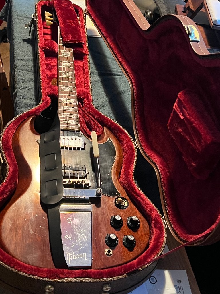 Gibson SG standaard 1968, Muziek en Instrumenten, Ophalen of Verzenden, Gebruikt, Solid body, Gibson