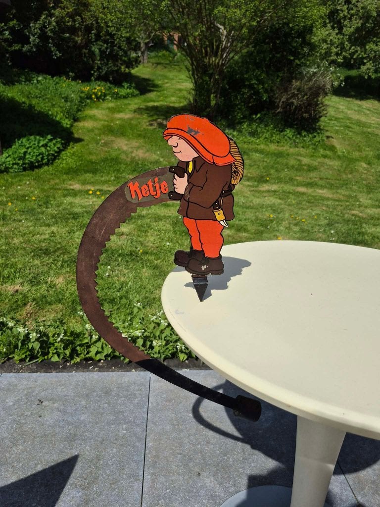 50 cm hoog Estaminet Ketje zijde, Ophalen