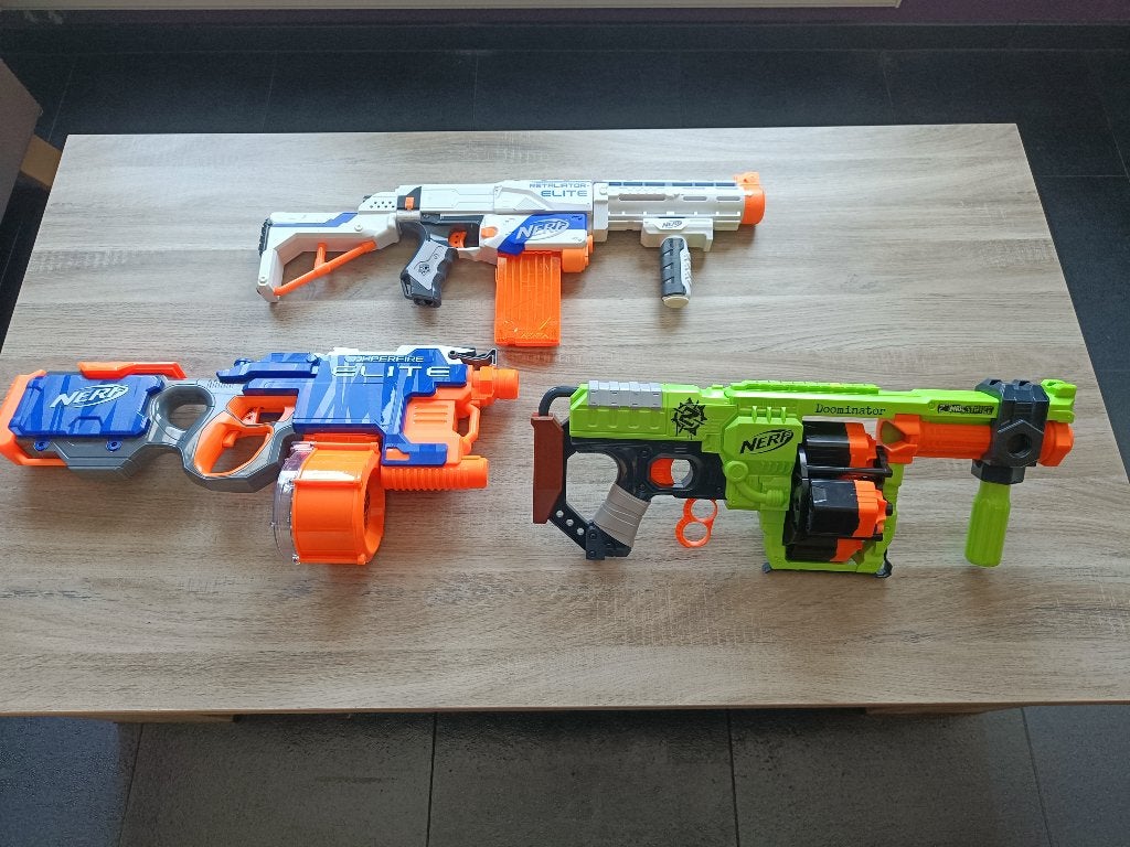 Nerf geweren, Enlèvement, Comme neuf