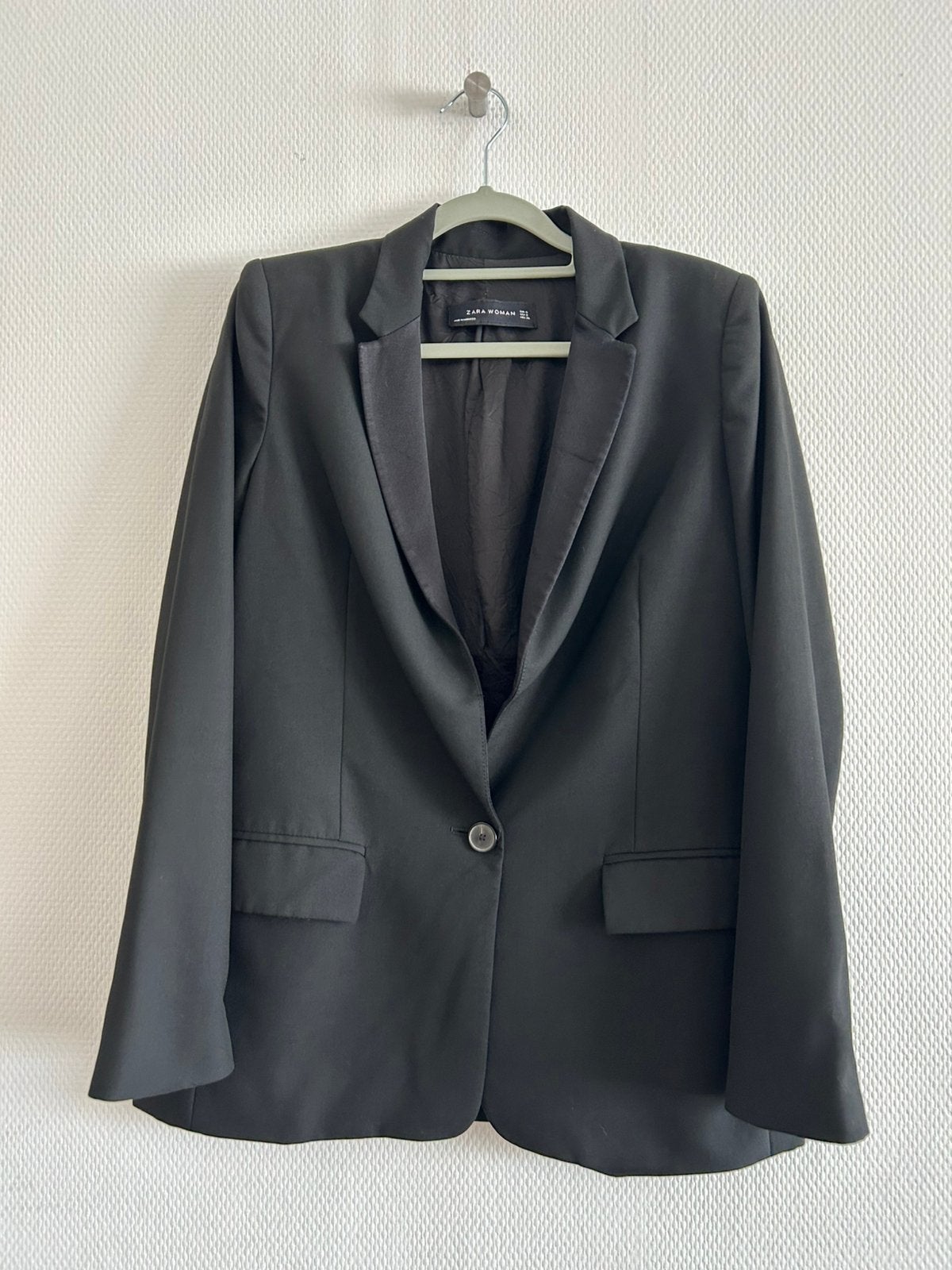 Zwarte blazer Zara Woman maat S, Enlèvement ou Envoi, Taille 36 (S), Comme neuf, Manteau
