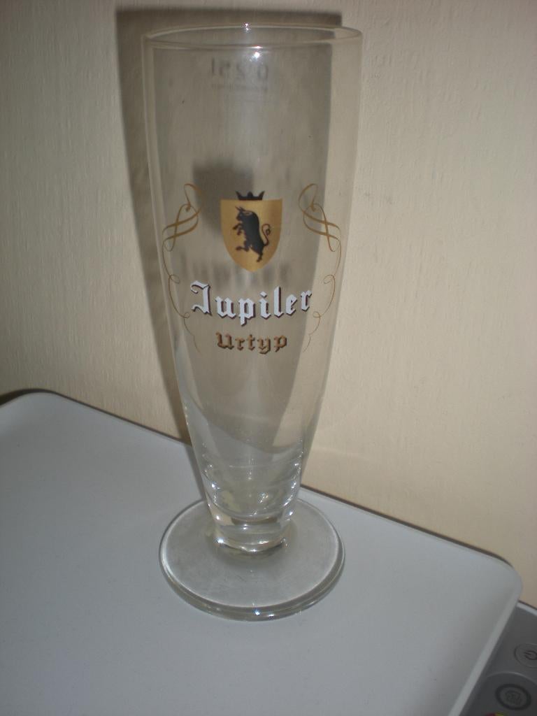 Jupiler Urtyp Flûte 18,5 cm, Collections, Enlèvement ou Envoi, Comme neuf, Verre ou Verres, Jupiler