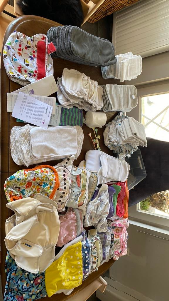 Wasbare luiers, Kinderen en Baby's, Ophalen of Verzenden, Gebruikt, Overige typen, Overige merken