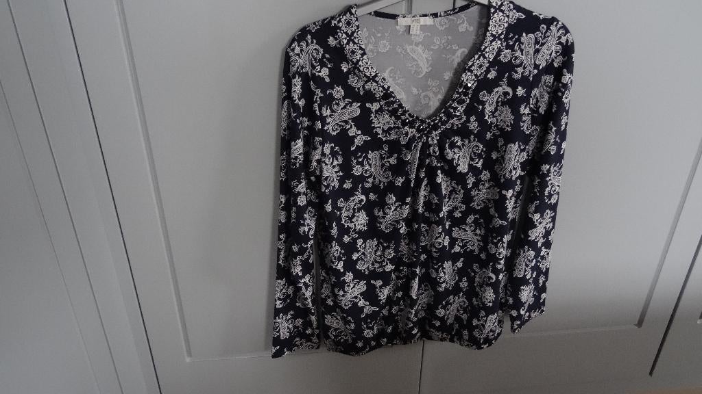 BLOUSE PTC NIEUW, Maat 38/40 (M), Blauw, Nieuw, Ophalen of Verzenden