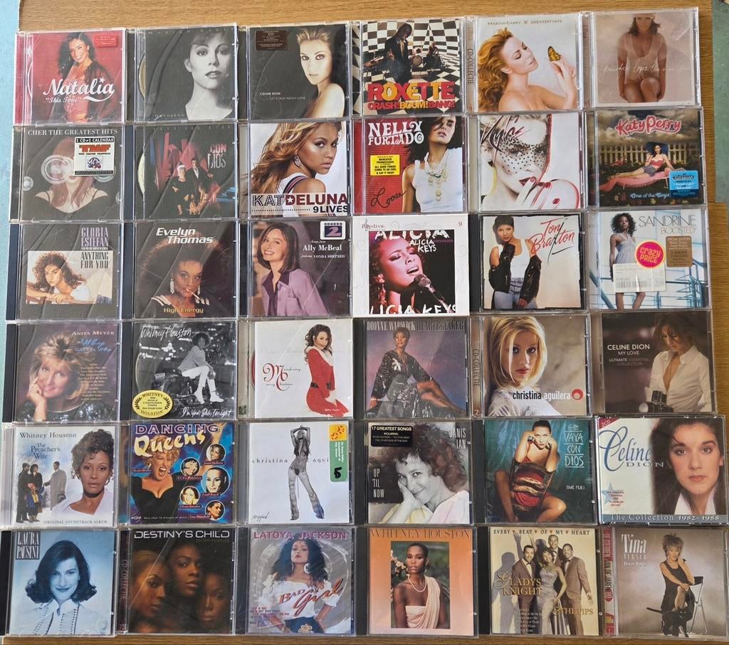 Lot cd's pop vrouwen 1, Enlèvement ou Envoi