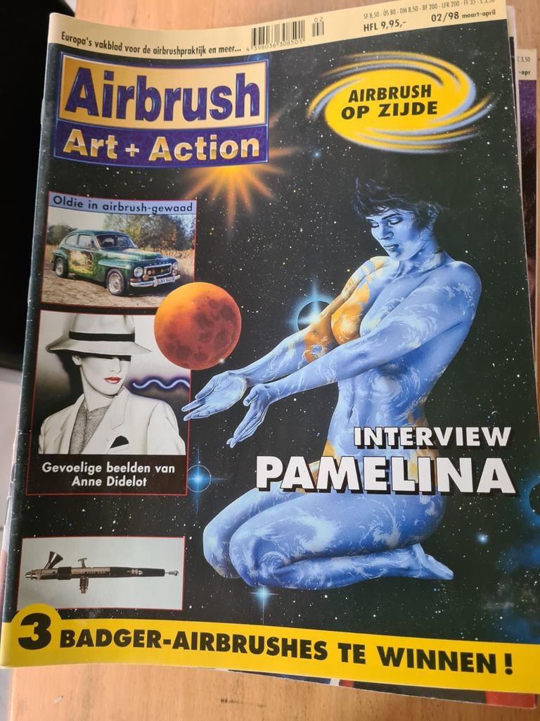 Tijdschriften airbrush, Boeken, Ophalen of Verzenden