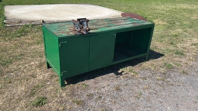 Werktafel, Doe-het-zelf en Bouw, Werkbanken, Ophalen, Gebruikt, Bankschroef