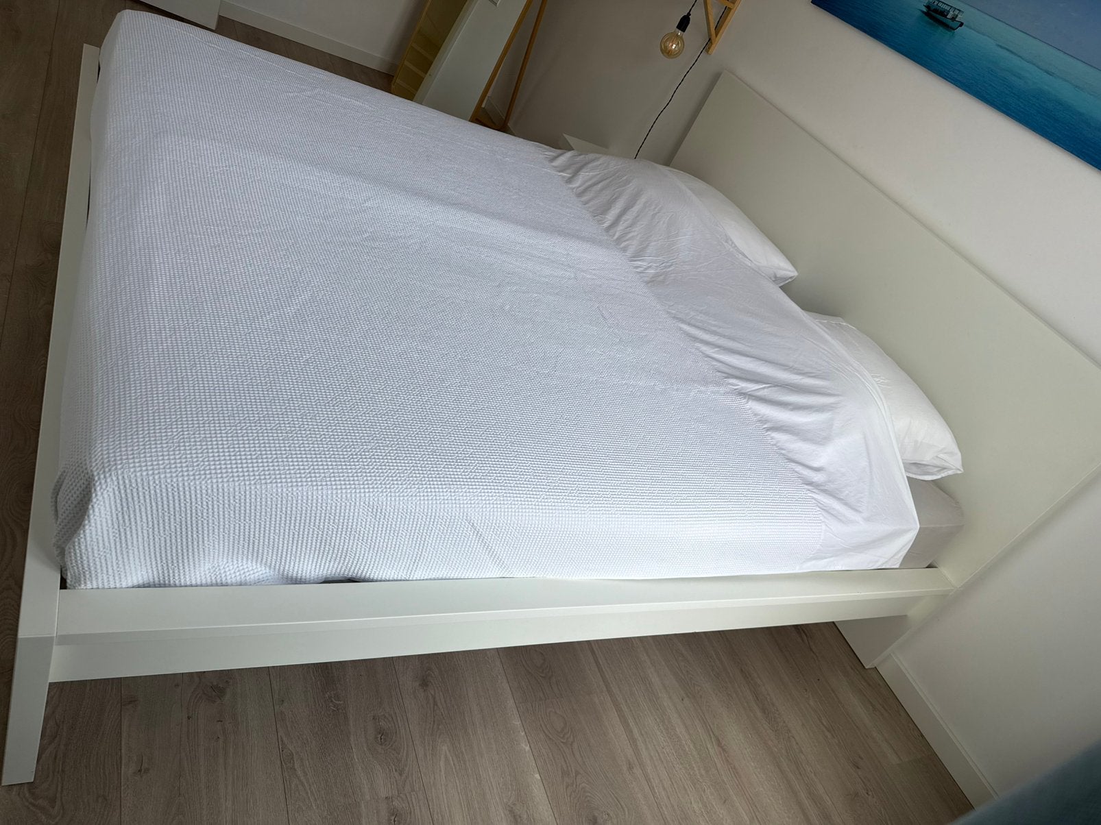 IKEA MALM bed 180x200cm, Huis en Inrichting, Ophalen, Zo goed als nieuw