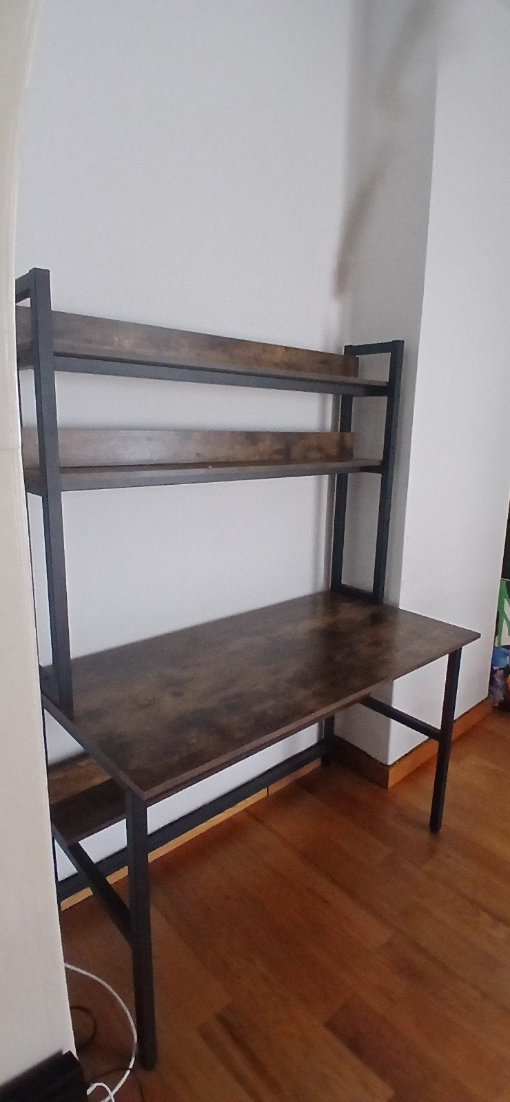 bureau, Huis en Inrichting, Ophalen, Demontabel, 120 cm, Bruin