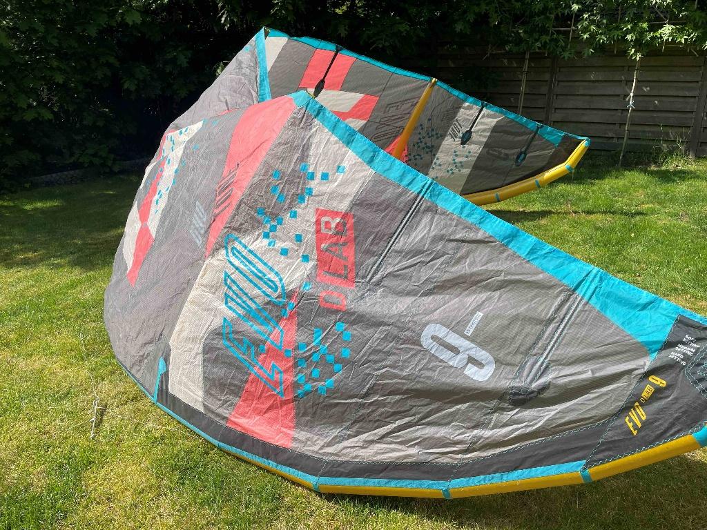 Kite Duotone Evo Dlab 9m, Ophalen, 9 m², Kite