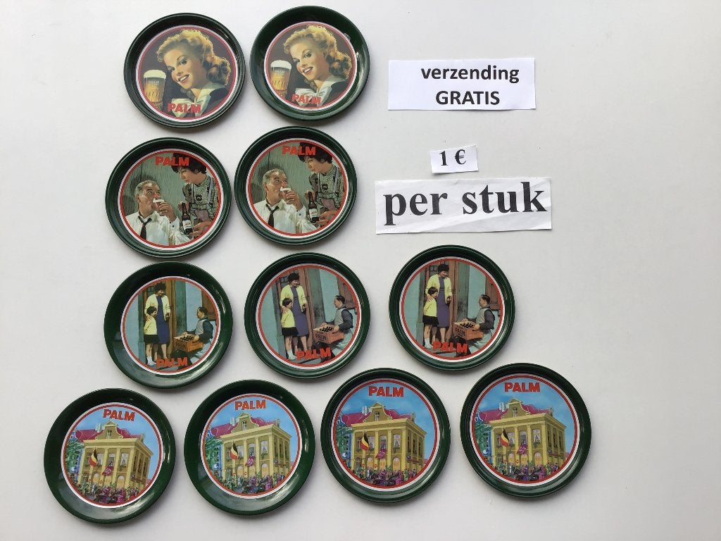 11 onderzetters van Palm met gratis verzending en vele ander, Verzamelen, Biermerken, Ophalen of Verzenden, Zo goed als nieuw