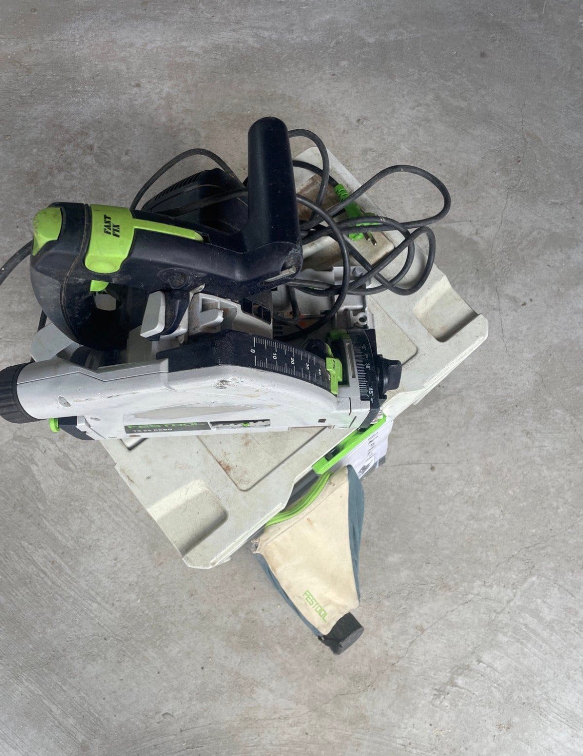 Festool ts 55 REBQ-plus invalzaag, Enlèvement ou Envoi, Comme neuf, Scie plongeante