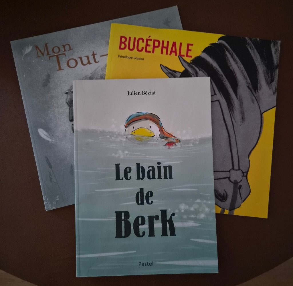 Lot 3 kinderboeken NIEUWSTAAT inclusief BERK'S BATH!, Ophalen, Fictie algemeen, Jongen of Meisje, Zo goed als nieuw