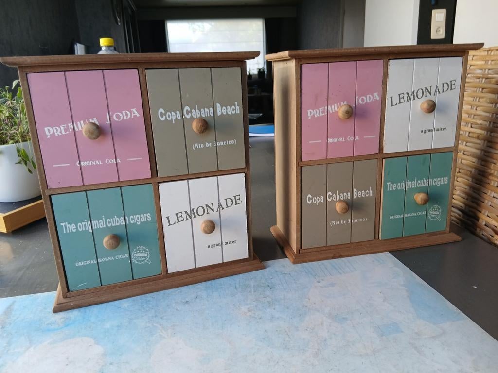 2 decoratie kistjes, Dieren en Toebehoren, Ophalen