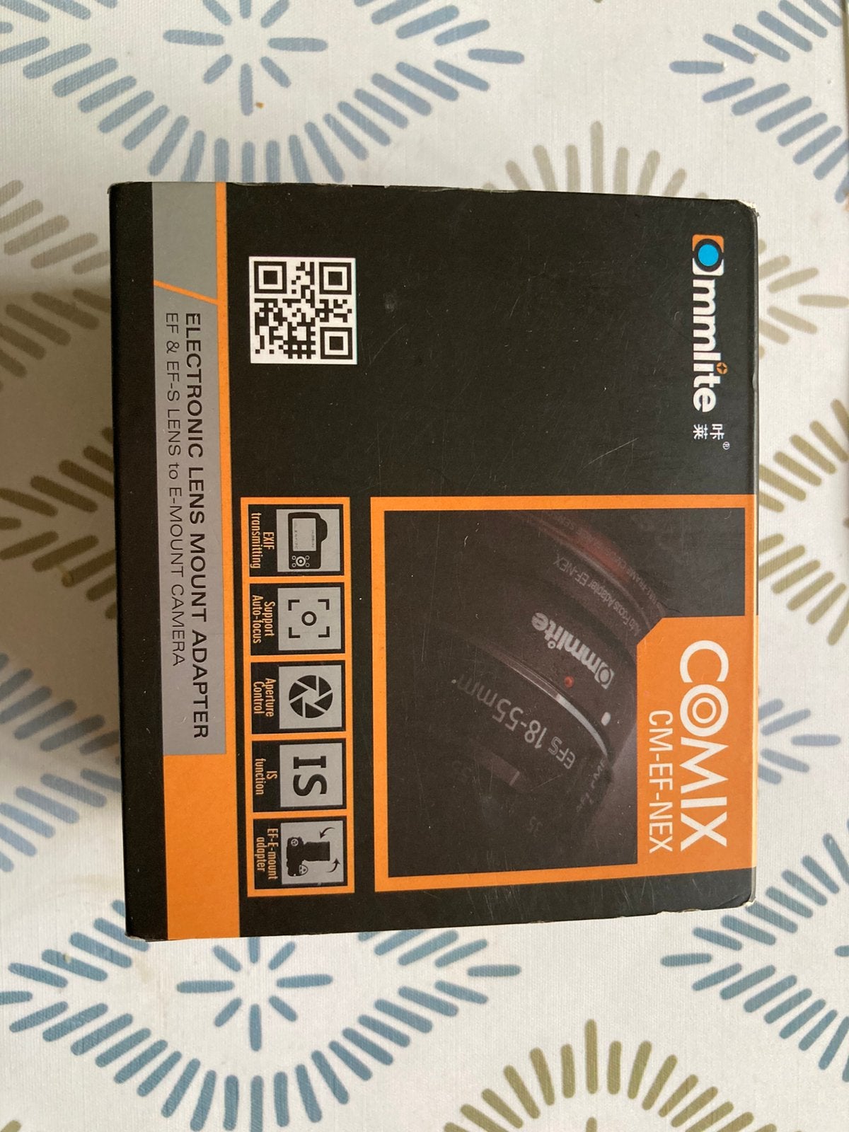 Electronic lens mount adapter, TV, Hi-fi & Vidéo, Enlèvement ou Envoi, Comme neuf, Autres types, Autres marques