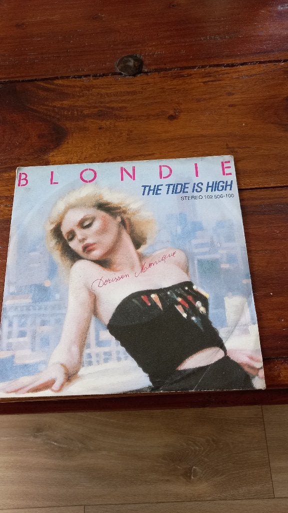 Vinyl (45t) blondie "the tide is high ", Ophalen, Zo goed als nieuw, Pop