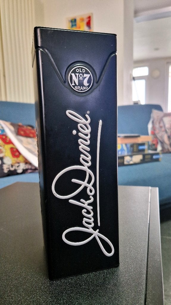 Boîte métallique Jack Daniel's noire, Verzamelen, Blikken, Nieuw, Overige, Overige merken, Ophalen of Verzenden