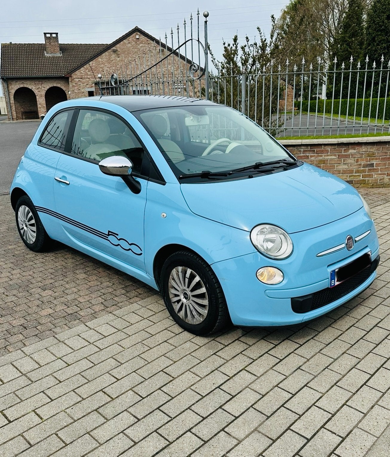 Fiat 500 1.0 essence, Auto's, Fiat, Particulier, Panoramadak, Te koop, Benzine