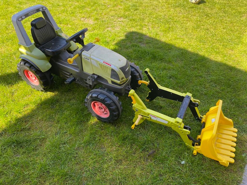 Claas tractor met kar, Kinderen en Baby's, Ophalen, Gebruikt