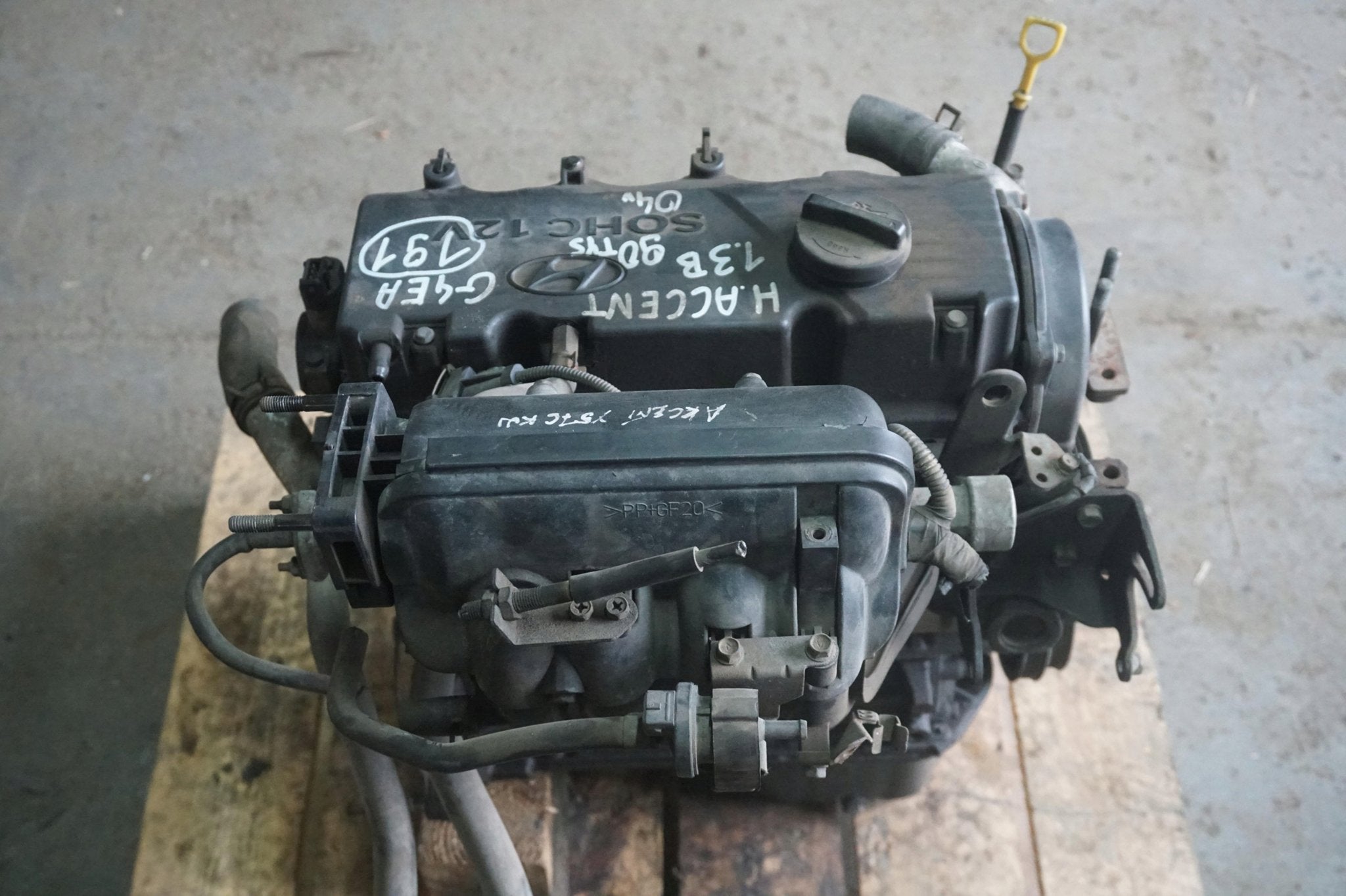 Moteur G4EA Nu HYUNDAI ACCENT GETZ, Envoi, Utilisé, Daihatsu