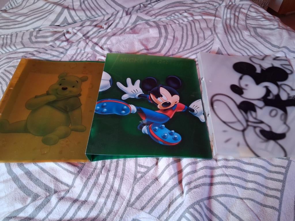 3 ringmappen Disney  gebruikt, Ophalen of Verzenden